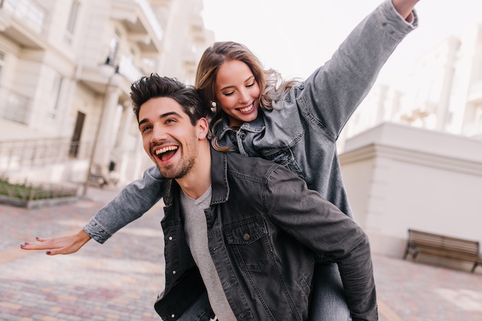 Pareja feliz